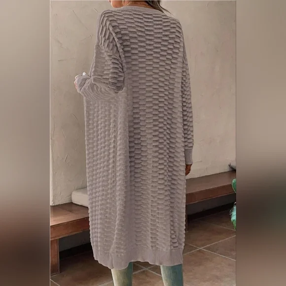 Tan Textured Women's Sweater - Picture 2 of 2